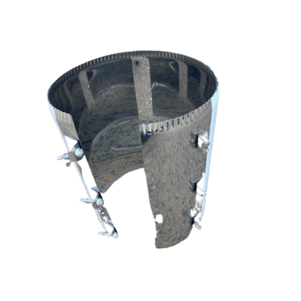 Хомут стяжной усиленный, нерж. ст. 430 в Слуцке