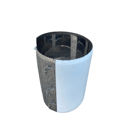 Хомут стяжной усиленный, нерж. ст. 430 в Слуцке