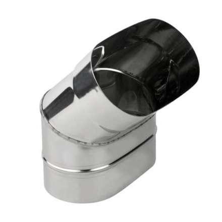 Колено овал. сечения (Отвод) 45 из нерж. ст. 304-1,0 мм, горизонт. купить в Слуцке