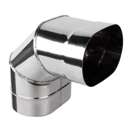 Колено овал. сечения (Отвод) 90 из нерж. ст. 304-0,8 мм, горизонт купить в Слуцке