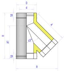 Размер сэндвич-тройника 45 Феникс фото Амазонка бай в Слуцке