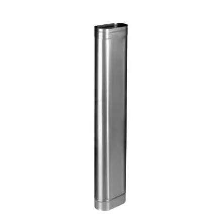 Труба овал. сечения (вставка) L-1000 мм из нерж. ст. 304-1,0 мм в Слуцке