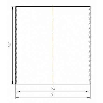 Гильза с конденсатоотводом 2 мм КПД ЧЕРНЫЙ в Слуцке