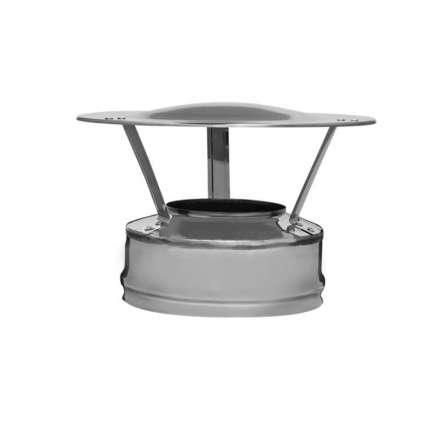 Зонт-оголовок плоский из нерж. ст. 430-430 0,5-0,5 мм, утепл. 50 мм купить в Слуцке