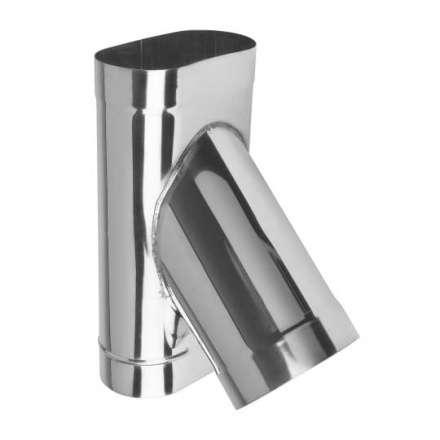 Тройник овальный 45 из нерж. ст. 304-0,8 мм купить в Слуцке