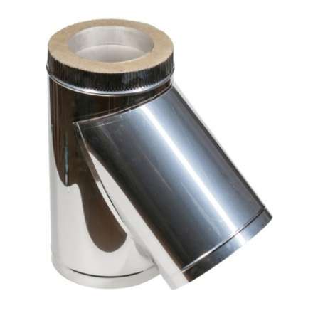 Сэндвич-Тройник 45 из нерж. ст. 430-0,8 мм, утепл. 50 мм в Слуцке