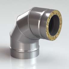 Сэндвич-Отвод 90 из нержавейки в Слуцке