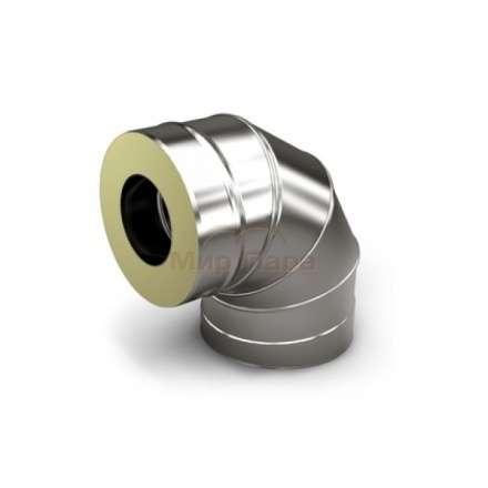 Сэндвич-Колено (Отвод) 90 из нерж. ст. 304-430 1,0-0,5 мм, утепл. 50 мм в Слуцке