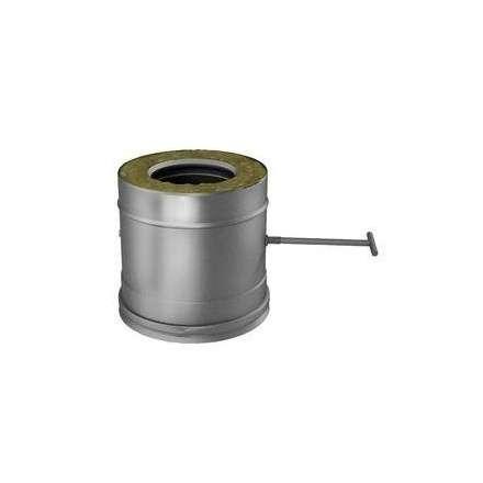 Сэндвич-Шибер поворотный AISI 304/430 0,5мм, изол. 30 мм купить в Слуцке