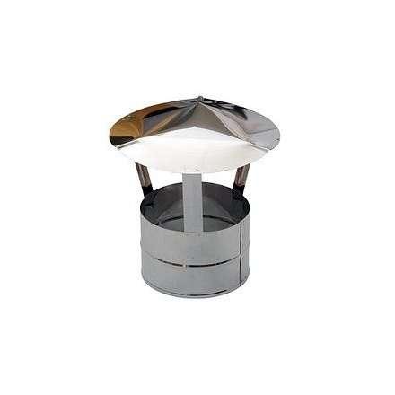 Зонт дымохода из нерж. ст. 304-0,5 мм купить в Слуцке