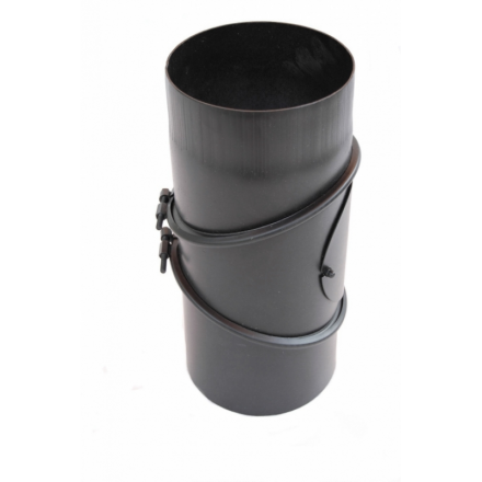 Дымоходное колено (отвод) KAISER PIPES (2мм) трёх-сегментное, поворотное 90° в Слуцке