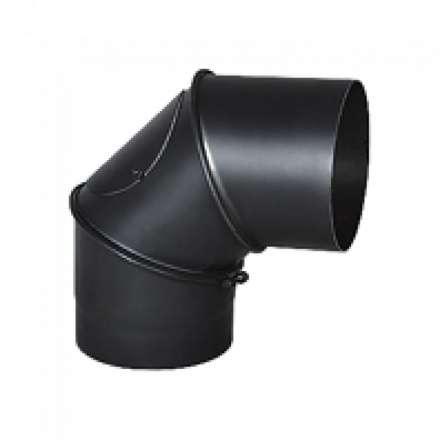 Дымоходное колено (отвод) KAISER PIPES (2мм) трёх-сегментное, поворотное 90° в Слуцке