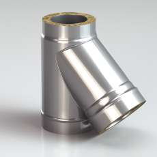 Сэндвич-Тройник 45 из нерж. ст. 430-430 1,0-0,5 мм, утепл. 50 мм купить в Слуцке