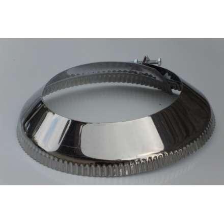 Косынка (юбка) для дымохода  из нерж.ст.  430-0,5 мм купить в Слуцке