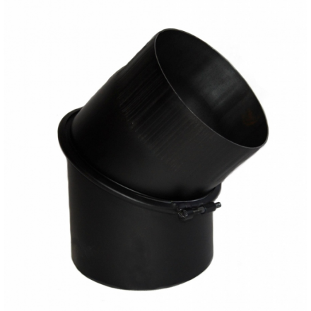 Дымоходное колено (отвод) KAISER PIPES (2мм) сегментное, поворотное 45° купить в Слуцке