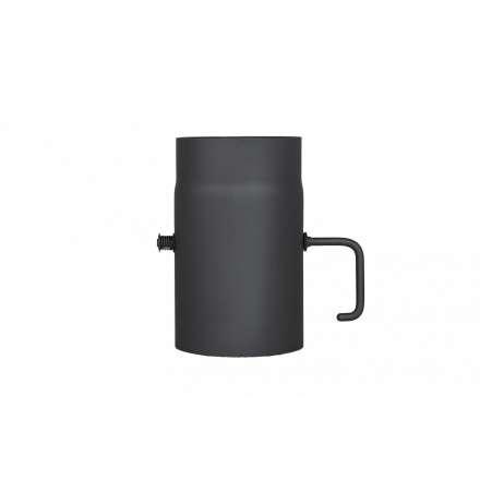 Труба с шибером 250 мм КПД ЧЕРНЫЙ фото в Слуцке