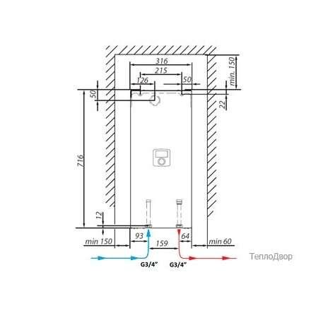 Электрический котел Viessmann Vitotron 100 VMN3-08 погодоз автоматика в Слуцке