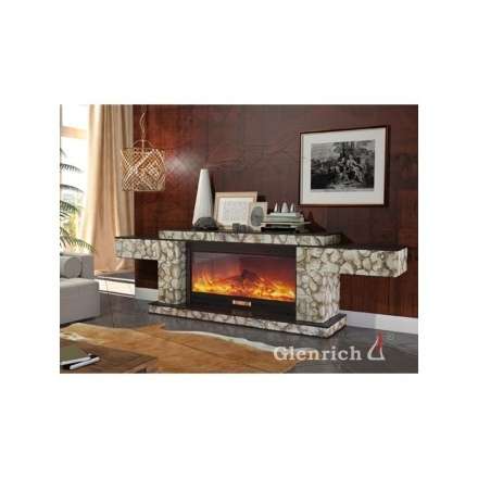 Электрокамин Glenrich Fobos Brass в Слуцке