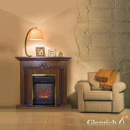 Электрокамин Glenrich Majestic Brass в Слуцке