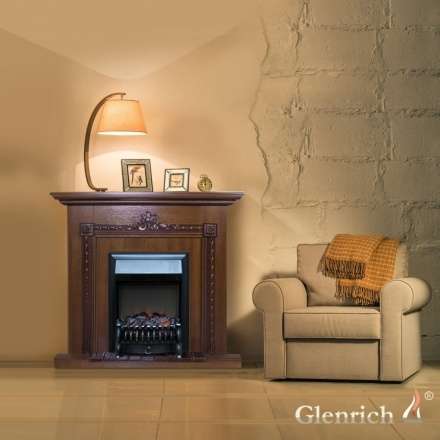 Электрокамин Glenrich Fobos Black в Слуцке