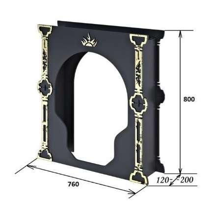 Портал Царь-печи большой стальной в Слуцке