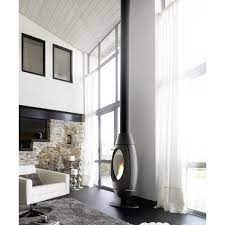 Печь-камин Invicta OVE стальная в интерьере Амазонка бай фото в Слуцке