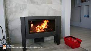 Купить Печь-камин Invicta Itaya в интерьере чугунная в Слуцке в Слуцке