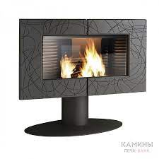 Купить Печь-камин Invicta Symphonia в интерьере чугунная в Слуцке в Слуцке
