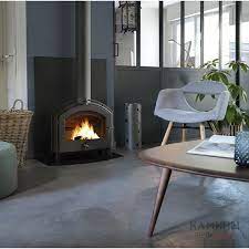 Купить Печь-камин Invicta Stimo в интерьере чугунная в Слуцке в Слуцке