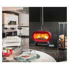 Купить Печь-камин Invicta Fifty Sur Pied в интерьере чугунная в Слуцке в Слуцке