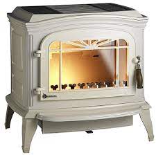 Купить Печь-камин Invicta Bradford красная эмаль в интерьере чугунная в Слуцке в Слуцке