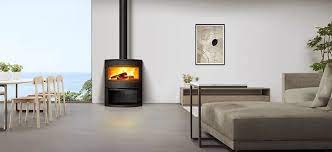 Купить Печь-камин Invicta Calcias в интерьере чугунная в Слуцке в Слуцке