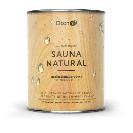 Пропитка для бани и сауны Elcon (Элкон) Sauna Natural 2 л в Слуцке