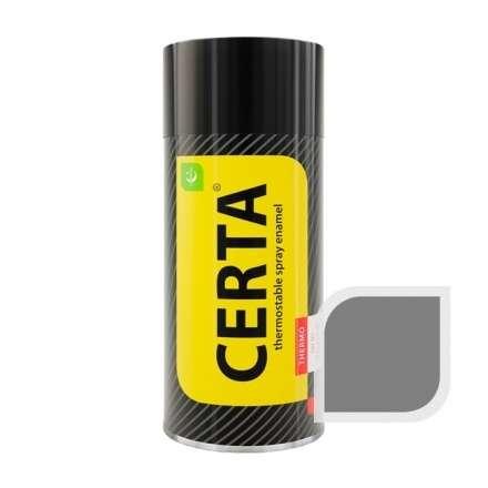 Термостойкая краска аэрозоль CERTA серебро 520 мл в Слуцке
