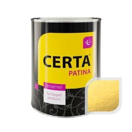 Термостойкая краска CERTA Патина Золото 0,08 кг купить в Слуцке