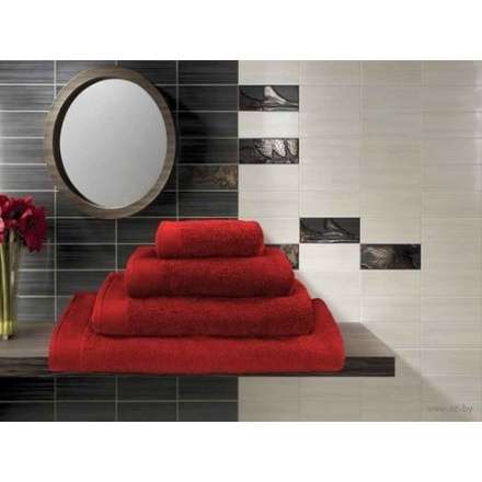 Полотенце махровое 40x70 красное в Слуцке