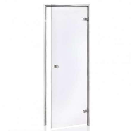 Дверь для бани стеклянная Harvia 8/19 коробка алюминий, стекло прозрачное в Слуцке