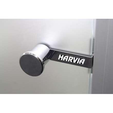 Дверь для бани стеклянная Harvia 7/19 коробка сосна, прозрачная в Слуцке