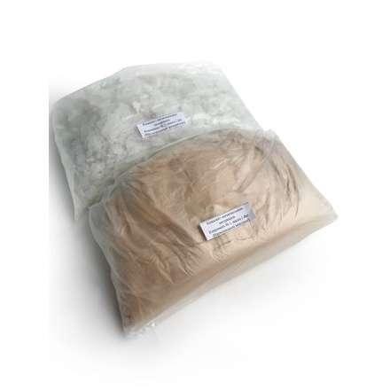 Клей двухкомпонентный для соляных кирпичей (плитки) 3 кг купить в Слуцке