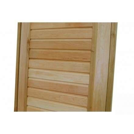 Дверь для бани ComfortProm 800x1900 ольха деревянная глухая с фольгой в Слуцке