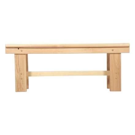 Лавочка разборная 100х33х43 см для бани и сауны (липа) 03600 в Слуцке