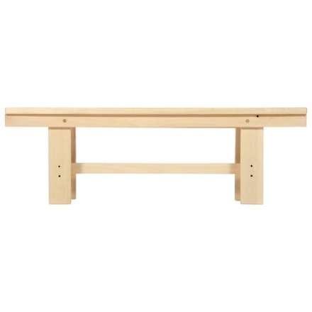 Лавочка разборная 120х33х43 см для бани и сауны (липа) 34002 в Слуцке