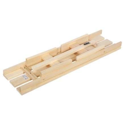 Лавочка разборная 120х33х43 см для бани и сауны (липа) 34002 в Слуцке