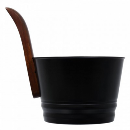 Бадья из стали 4 л черная Банные штучки 41351 купить в Слуцке