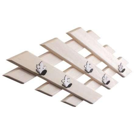 Вешалка Ромб с 5-ю железными кленовыми крючками в Слуцке