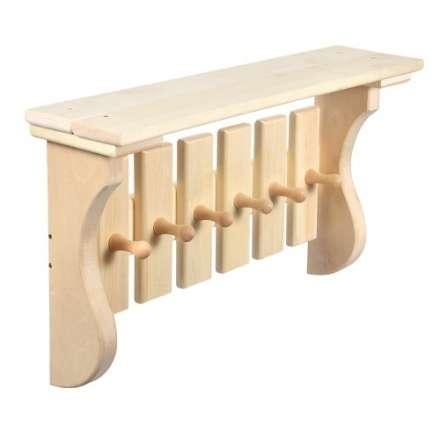 Полка с вешалкой 6 рожков 32412 в Слуцке