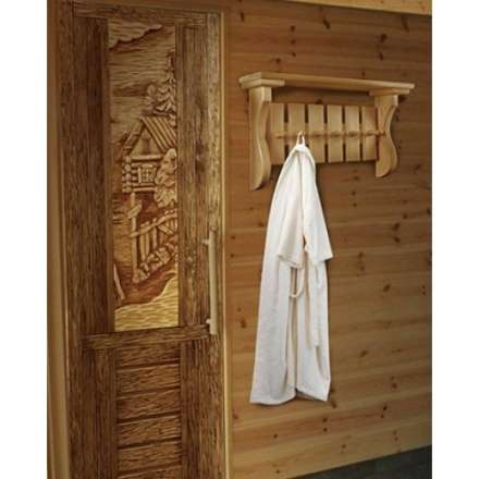 Полка с вешалкой 6 рожков 32412 в Слуцке