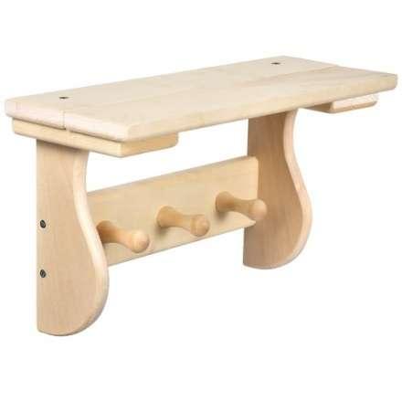 Полка с вешалкой 3 рожка 32413 в Слуцке