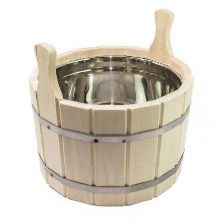 Шайка 10л с нержавеющей вкладкой (ЛТ-9) купить в Слуцке