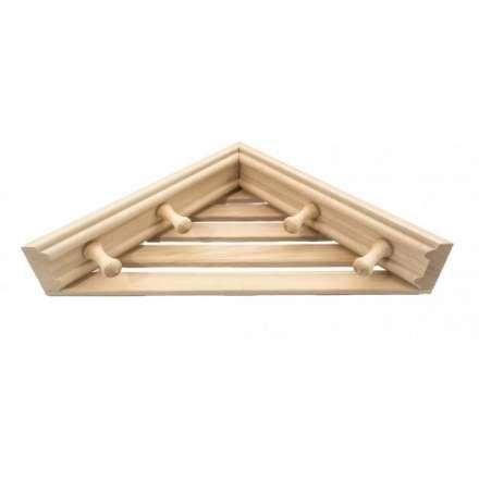 Полка угловая с вешалкой 4 рожка М-46 в Слуцке